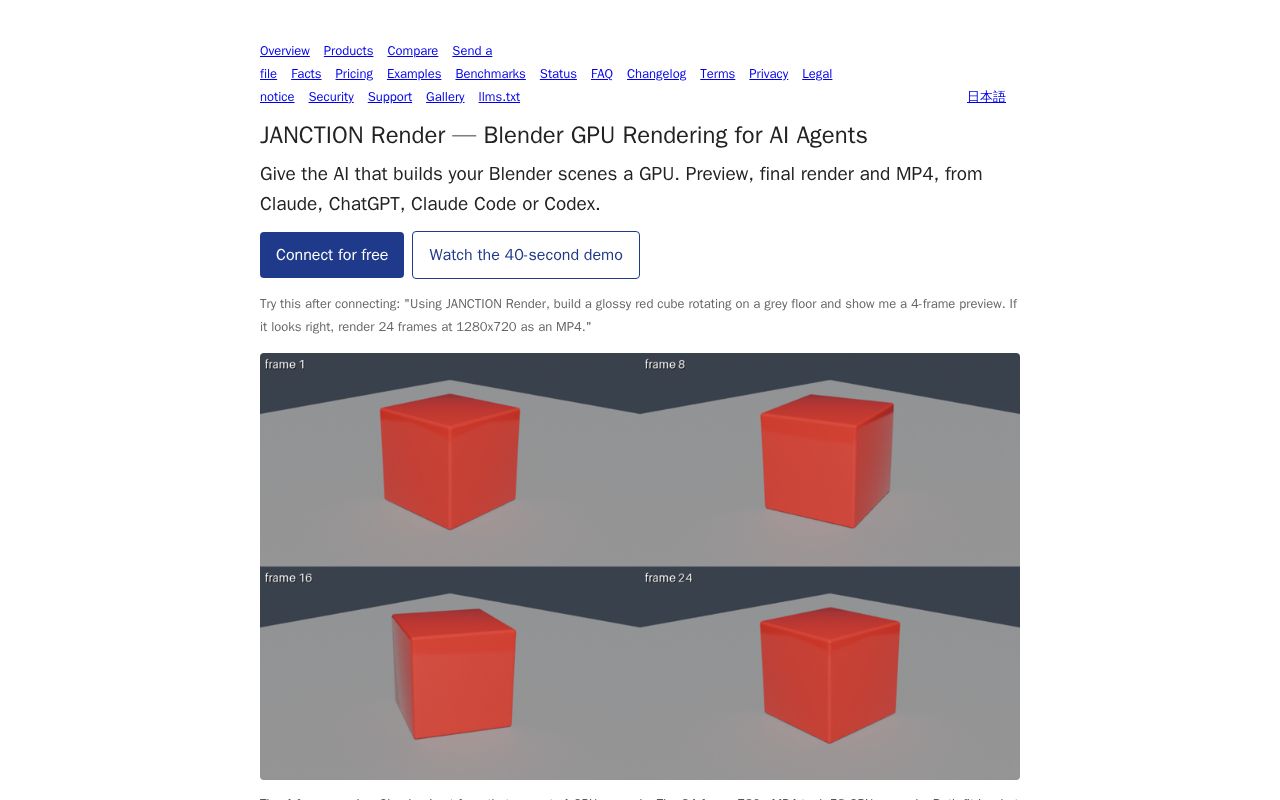 Preview of Render Action