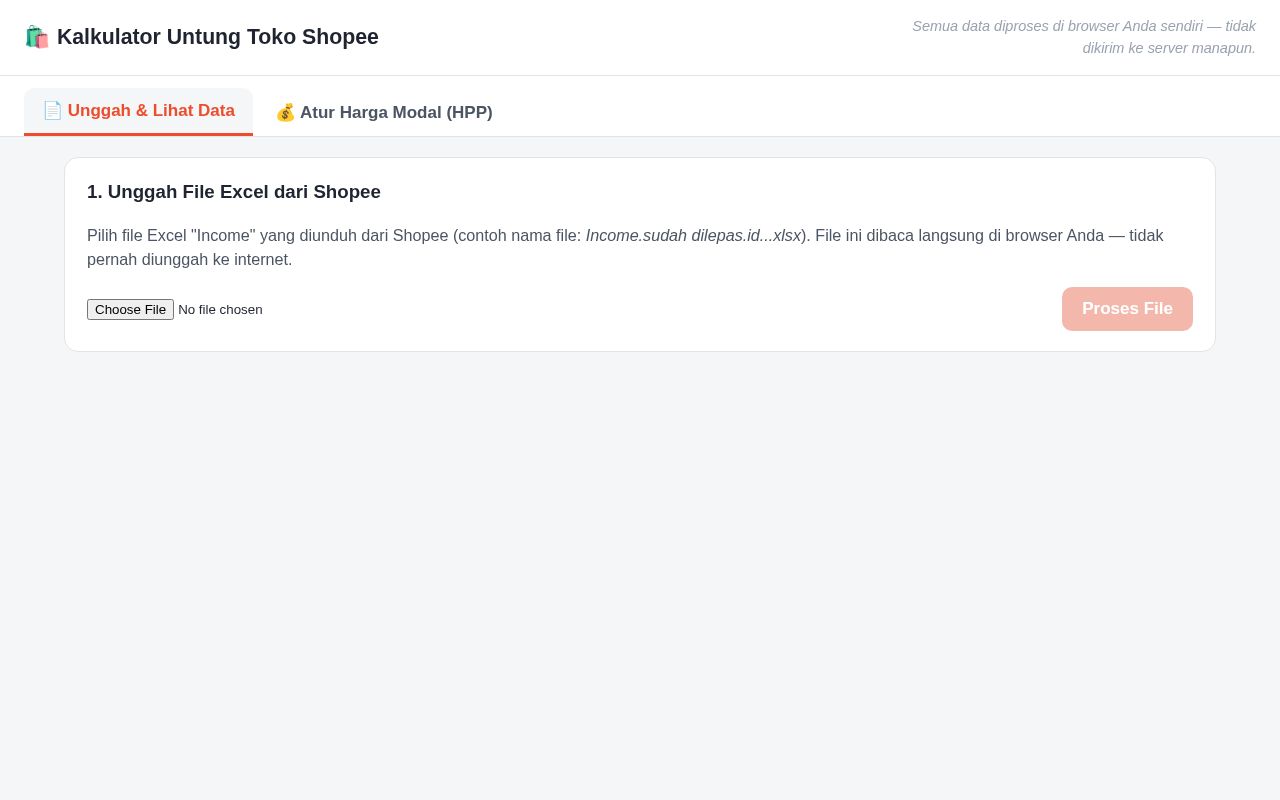 Preview of Shopeecalc