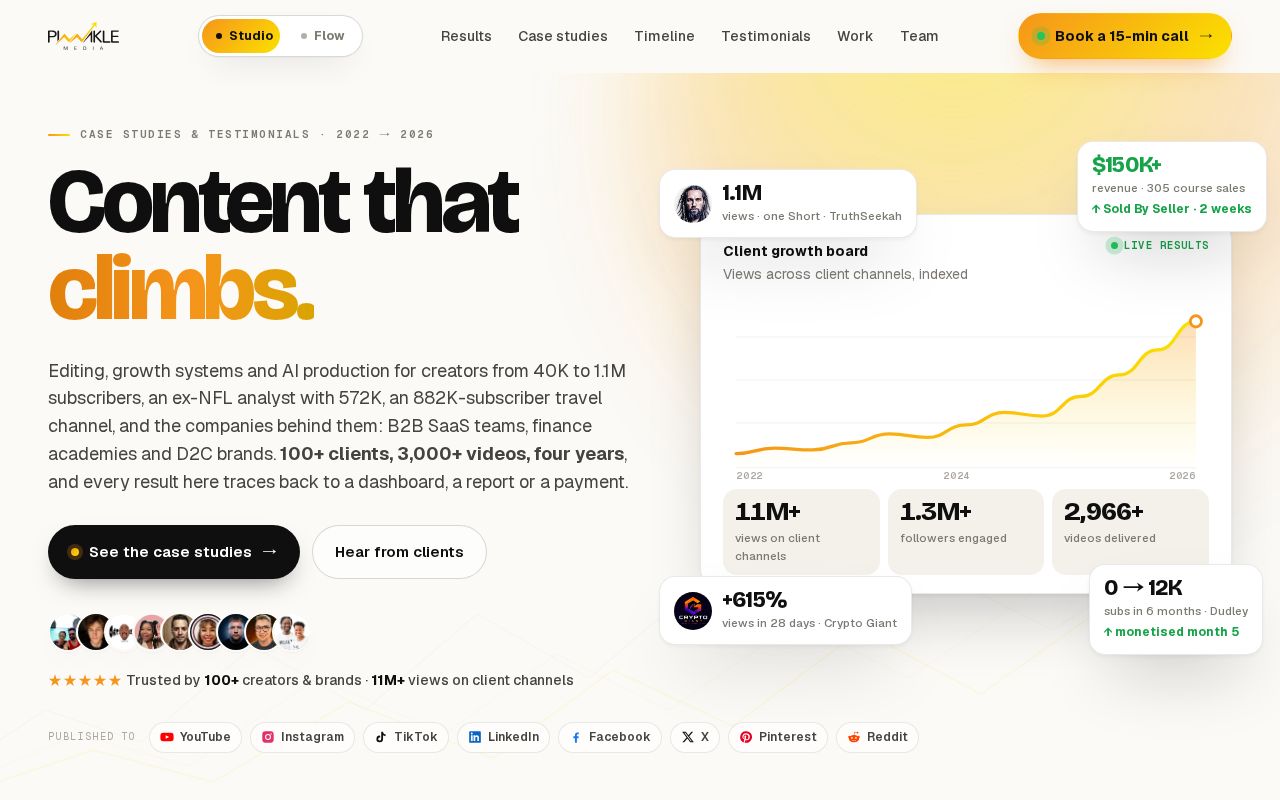 Preview of Pinnaklemedia Site