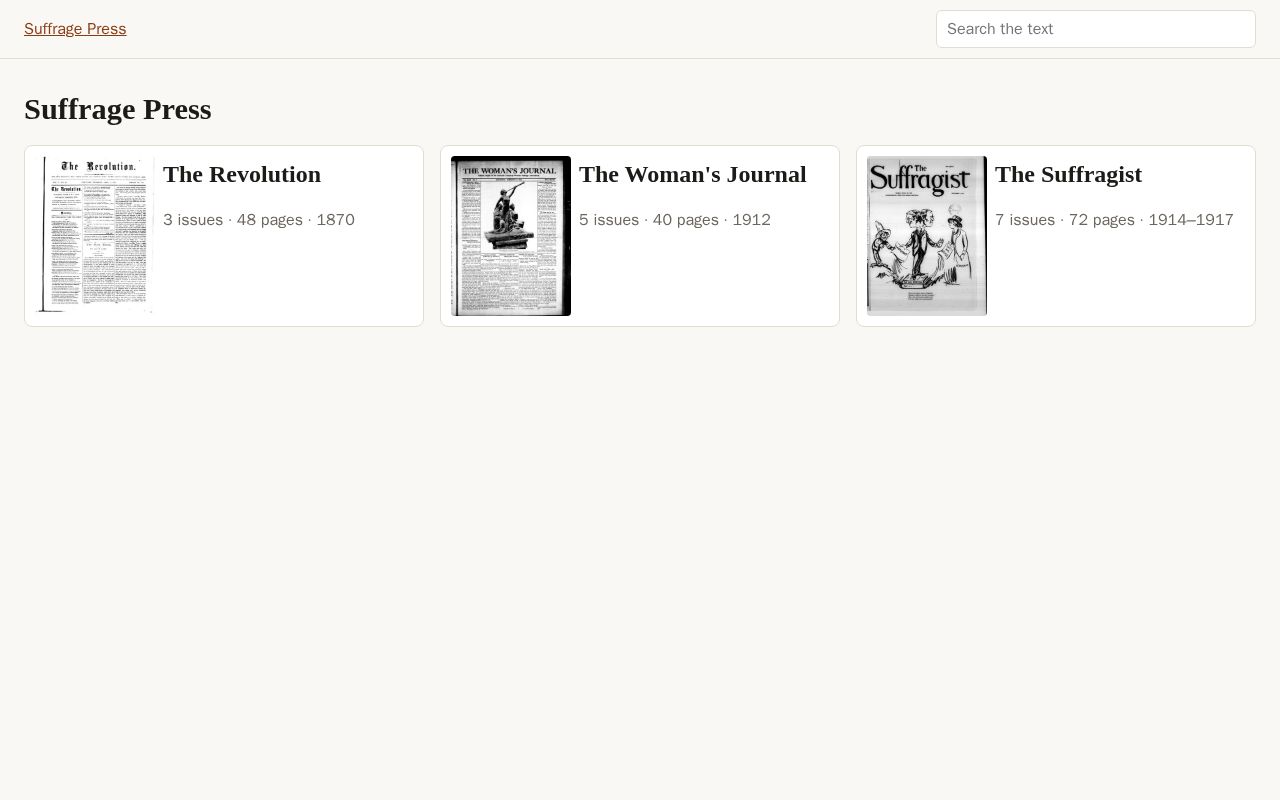 Preview of Paperpress Demo