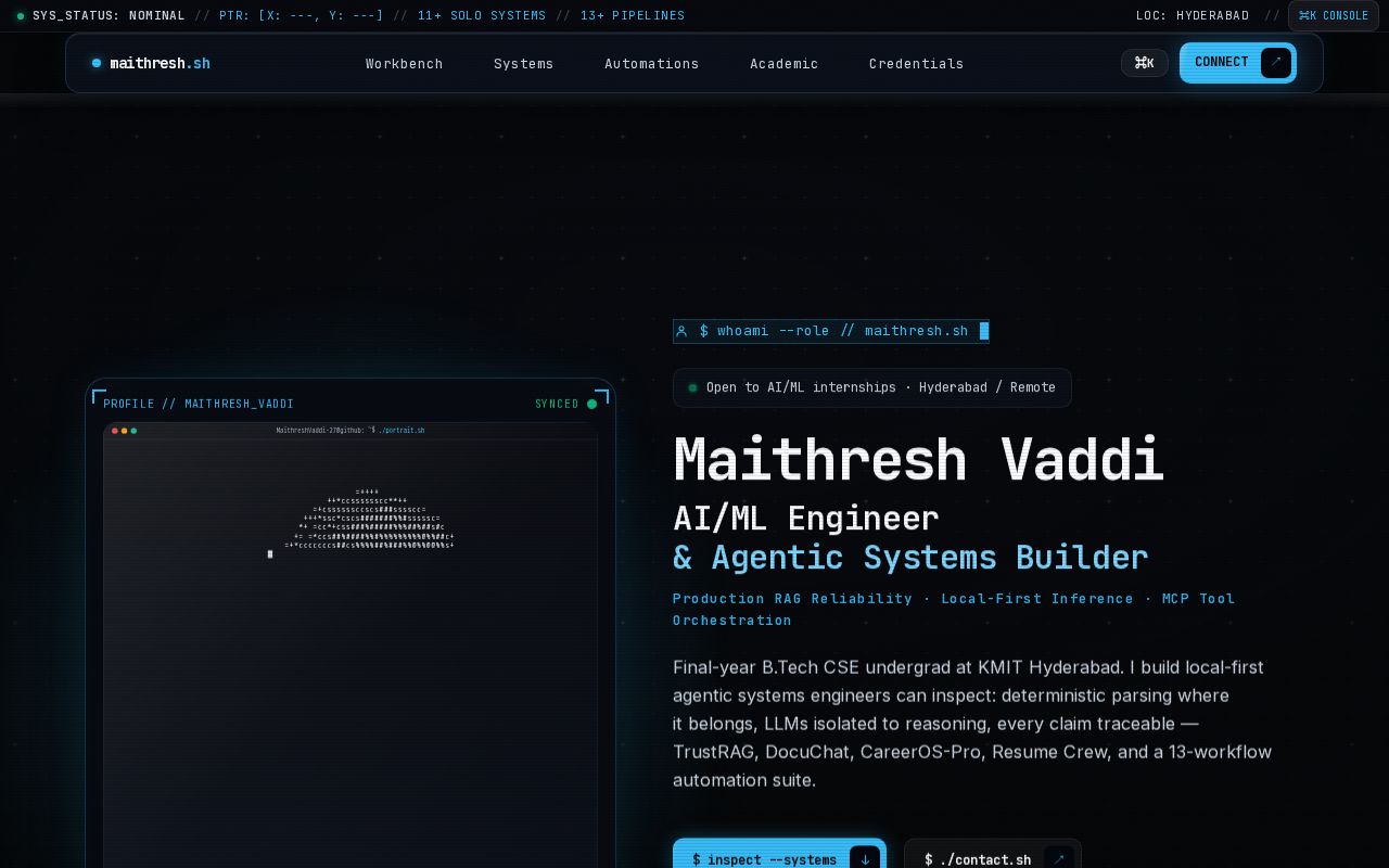 Preview of Maithresh Sh