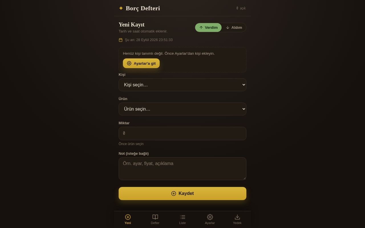 Preview of Borc Defteri