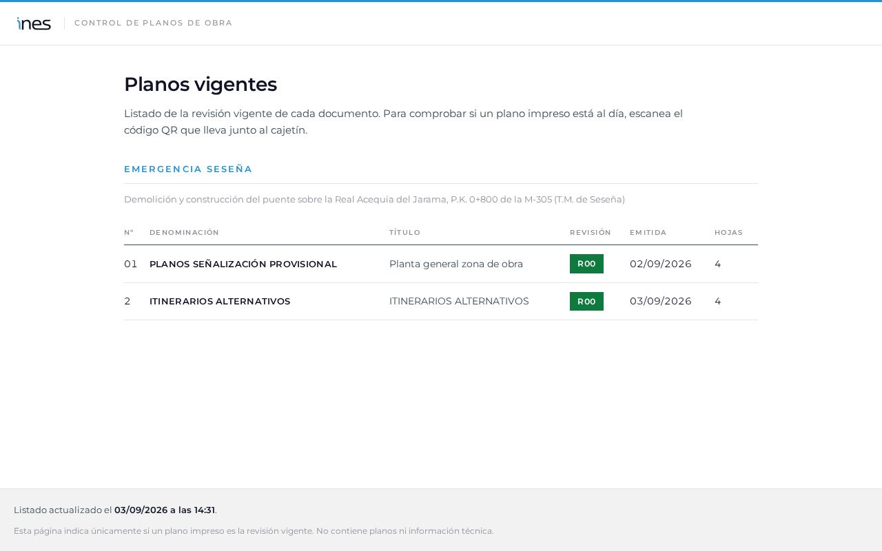 Preview of Herramienta de control de planos