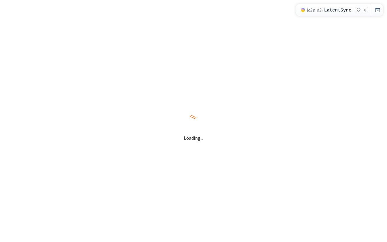 Preview of LatentSync