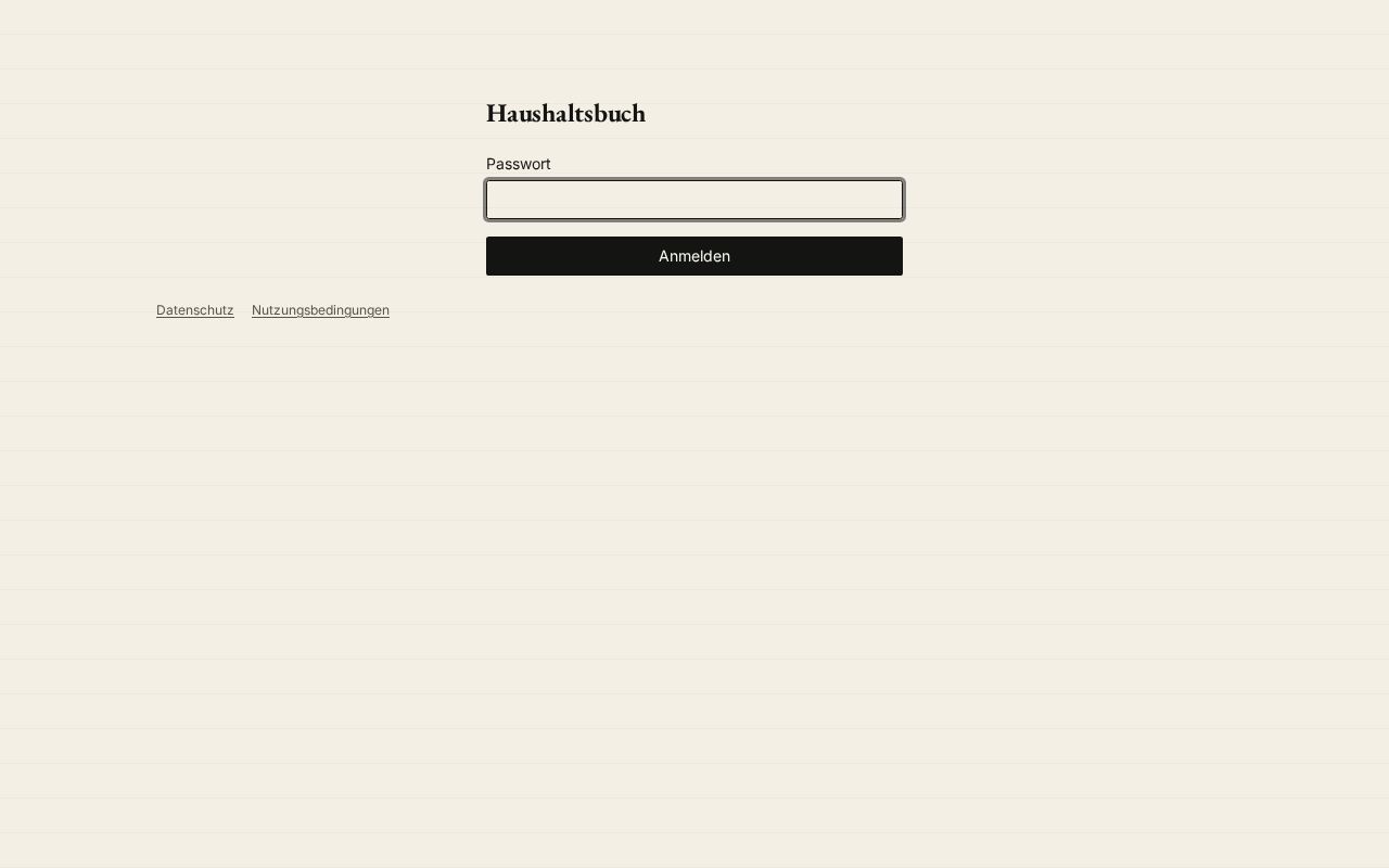 Preview of Haushaltsbuch