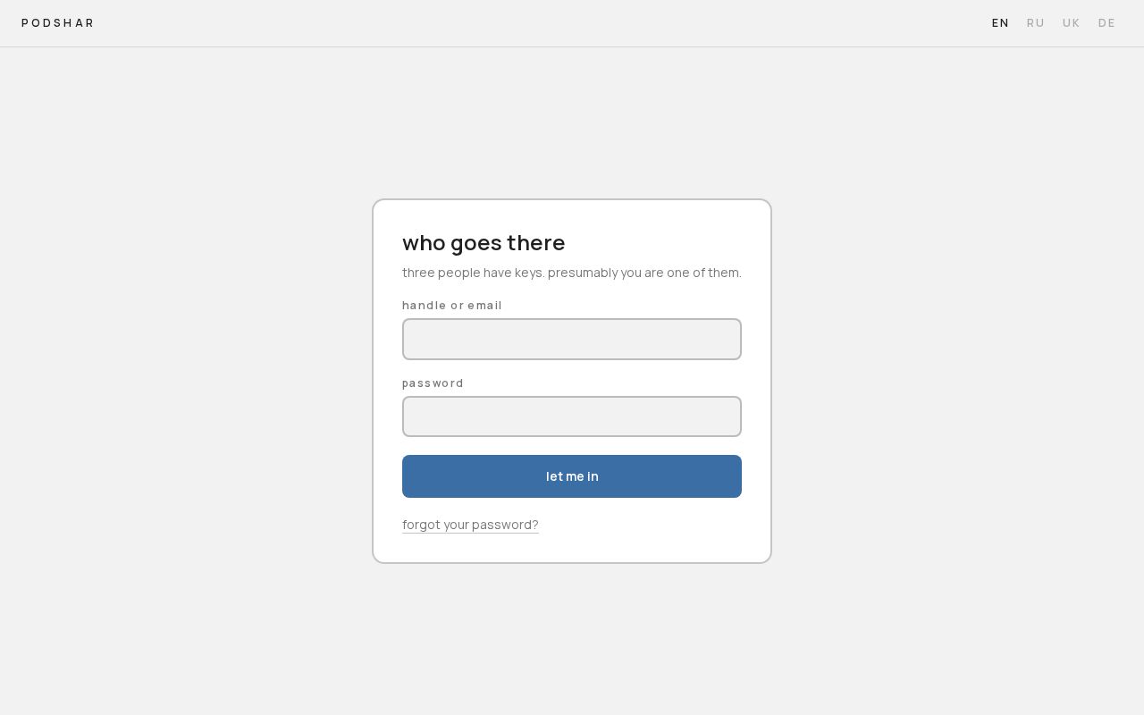 Preview of Podshar Website