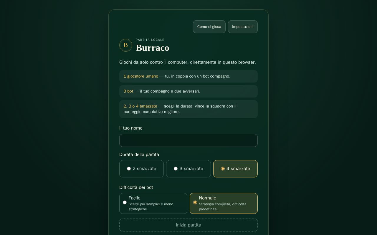 Preview of Gioco Burraco