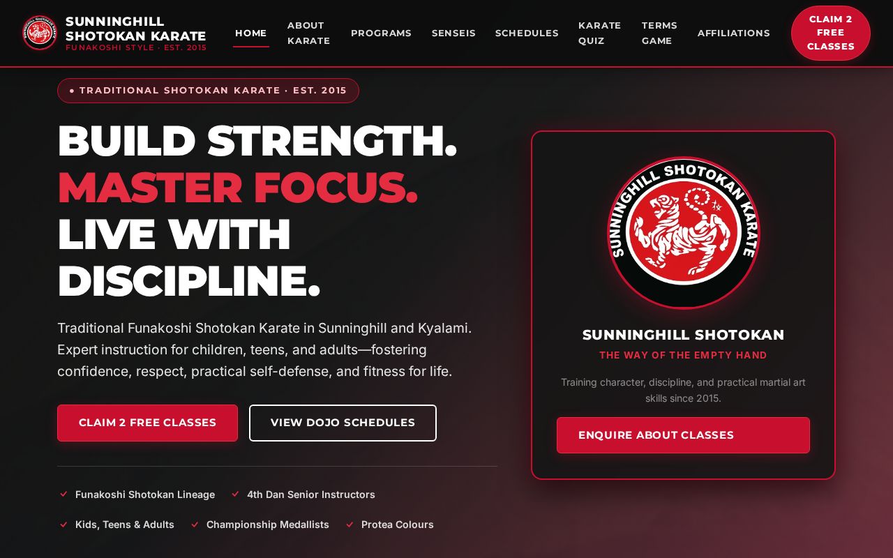 Preview of Sunninghill Shotokan Karate