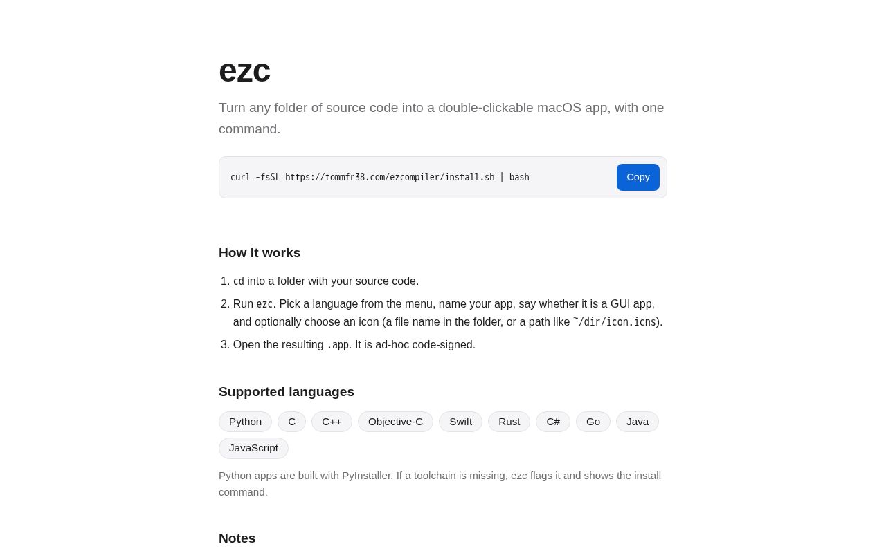Preview of Ezcompiler
