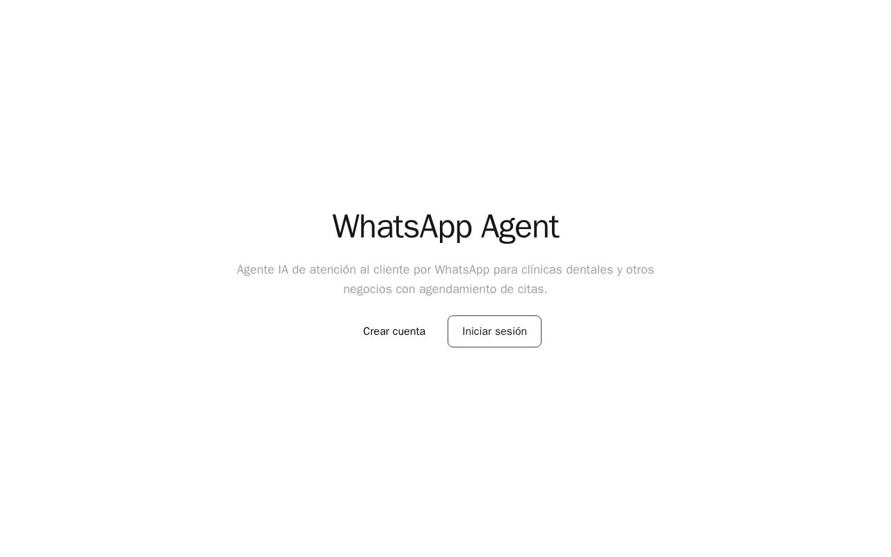Preview of Whatsapp Agent