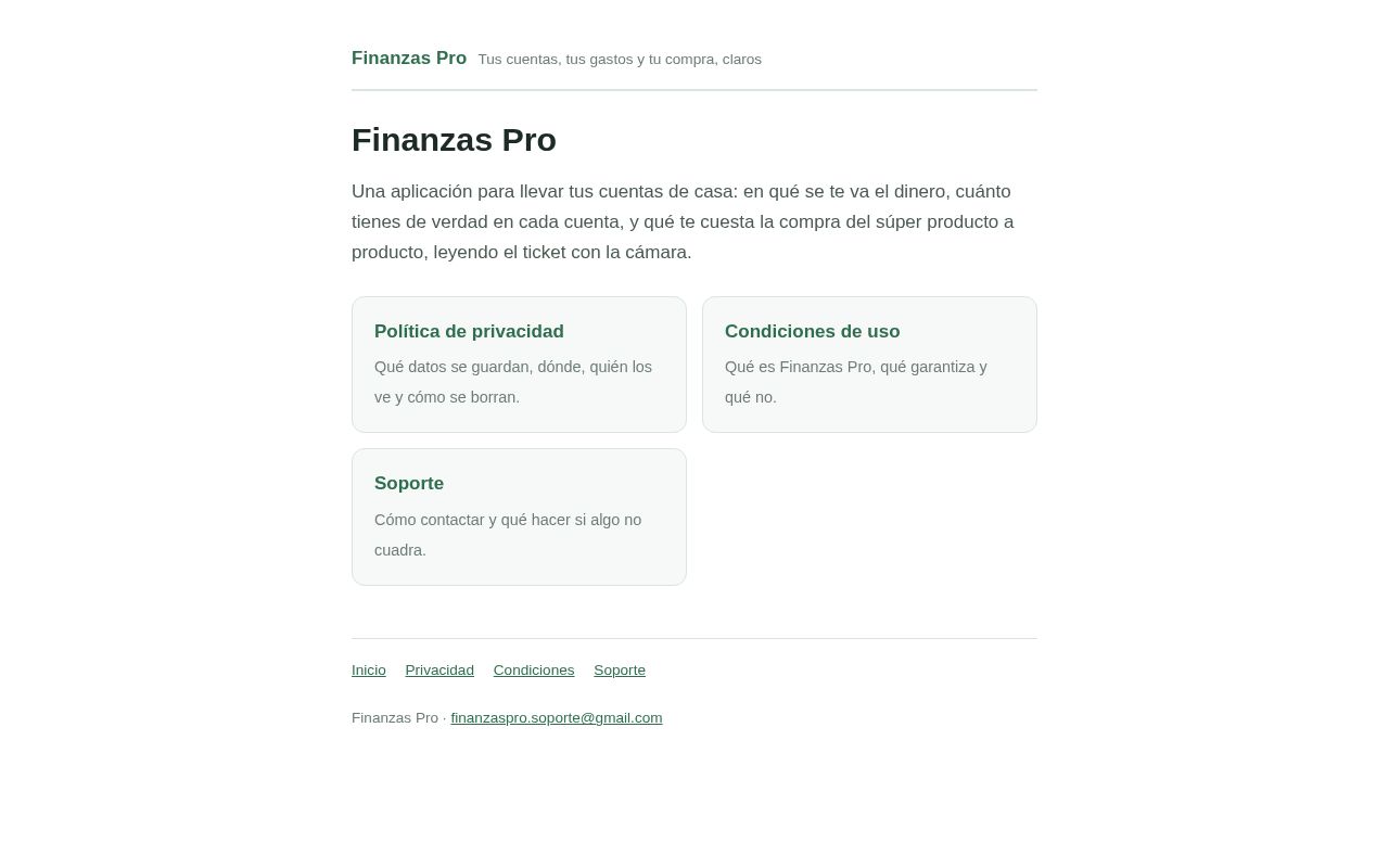Preview of Finanzas Pro