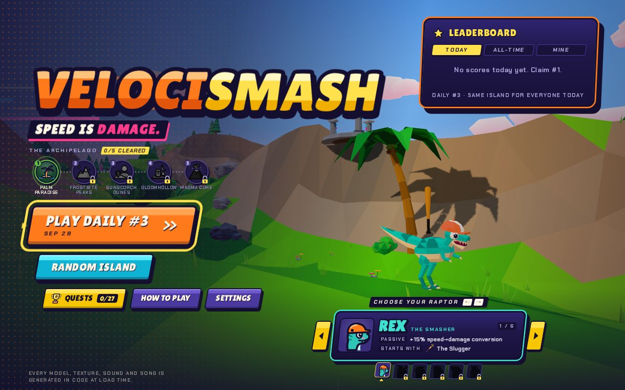 Preview of Velocismash