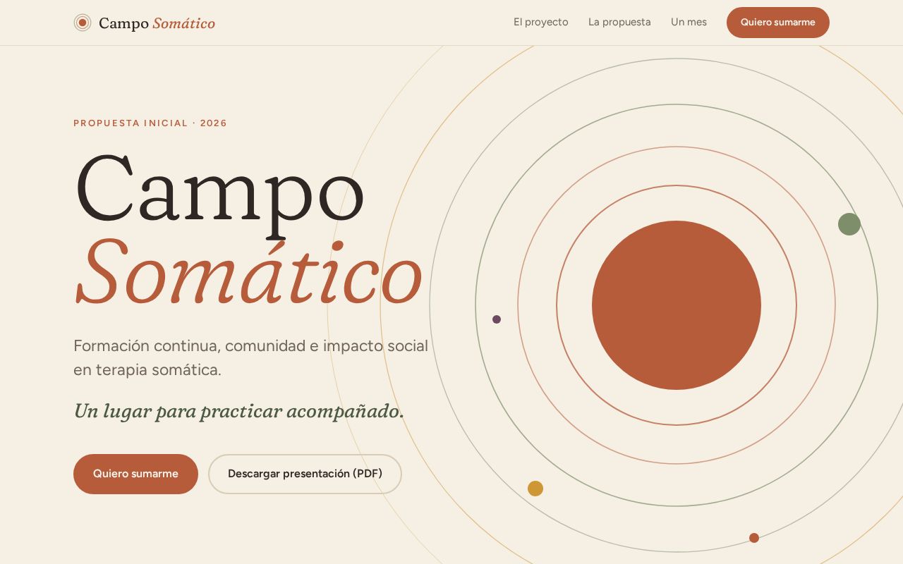 Preview of Campo Somático