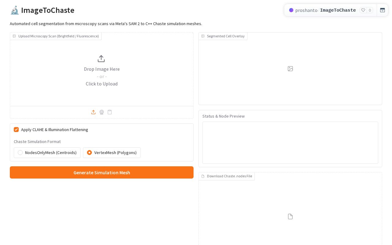 Preview of ImageToChaste