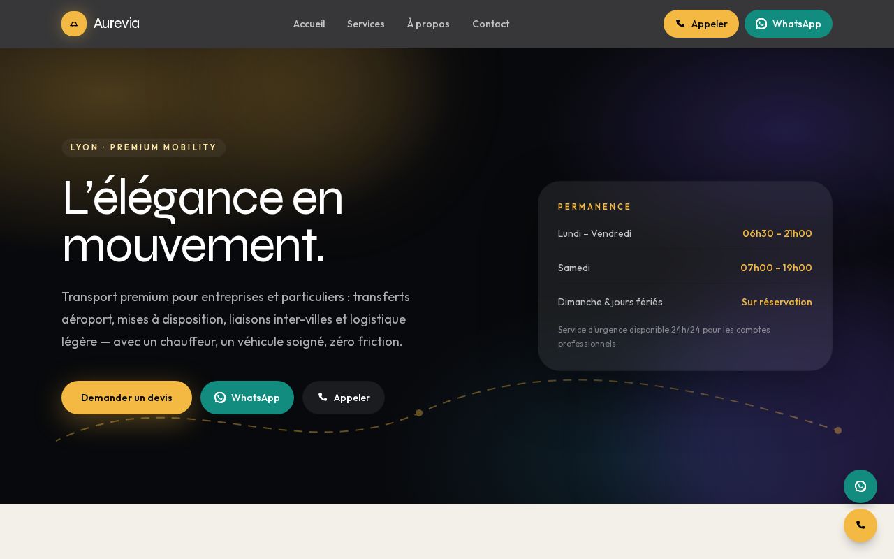 Preview of Template Next.js reutilisable pour une entreprise de transport