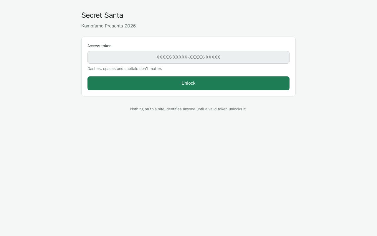 Preview of Secret Santa