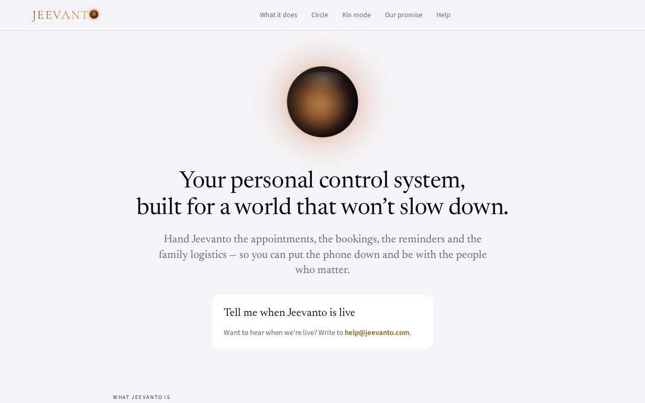 Preview of Jeevanto Web