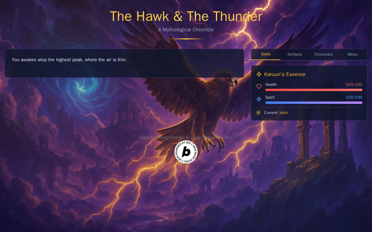Preview of The Hawk & The Thunder
