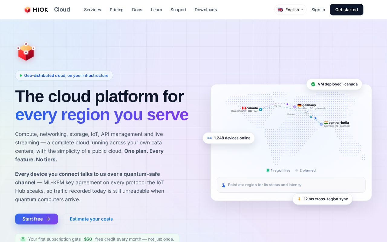 Preview of HiokCloud
