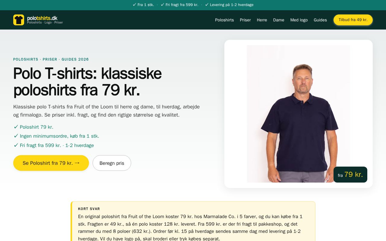 Preview of polotshirts.dk (bygget fra skoenheden/satellitter, ret ikke her)
