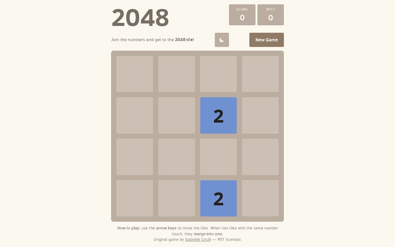 Preview of 2048 Pixel