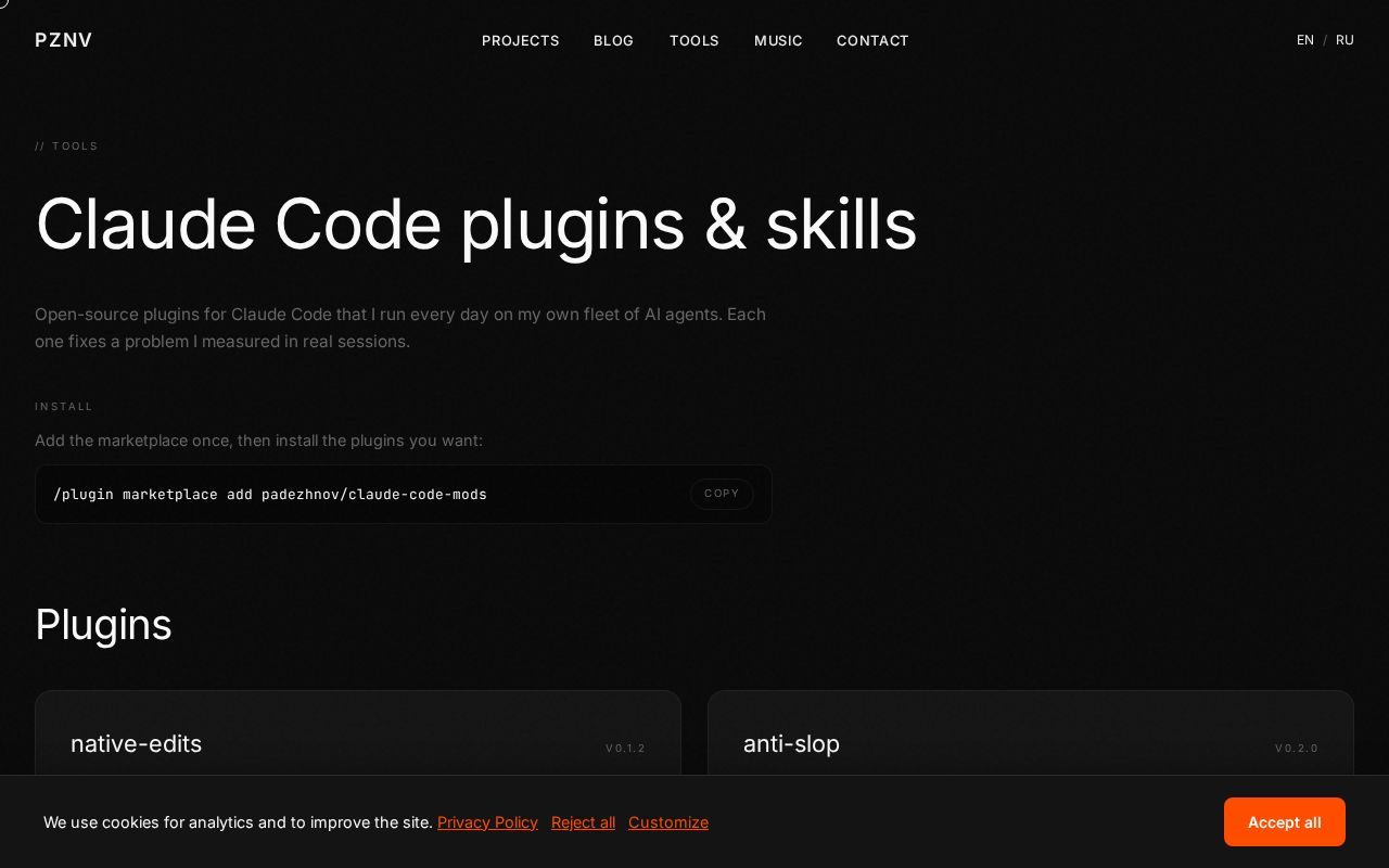 Preview of Claude Code Mods