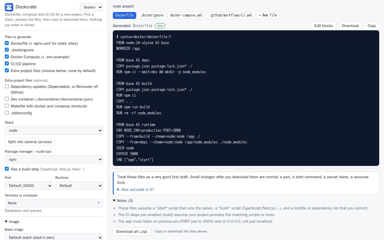 Preview of Dockcrate