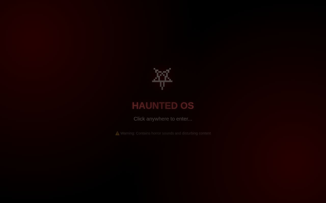Preview of Haunted OS - Terror in Every Click