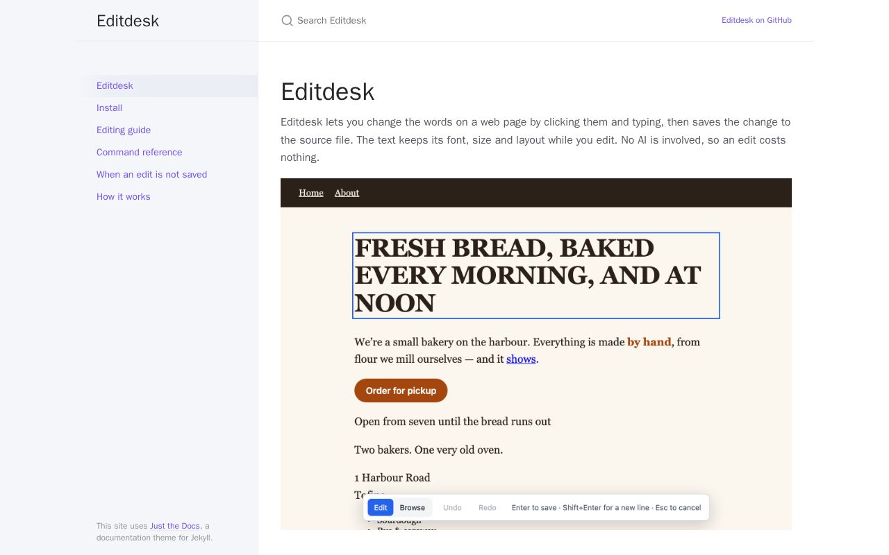 Preview of Editdesk