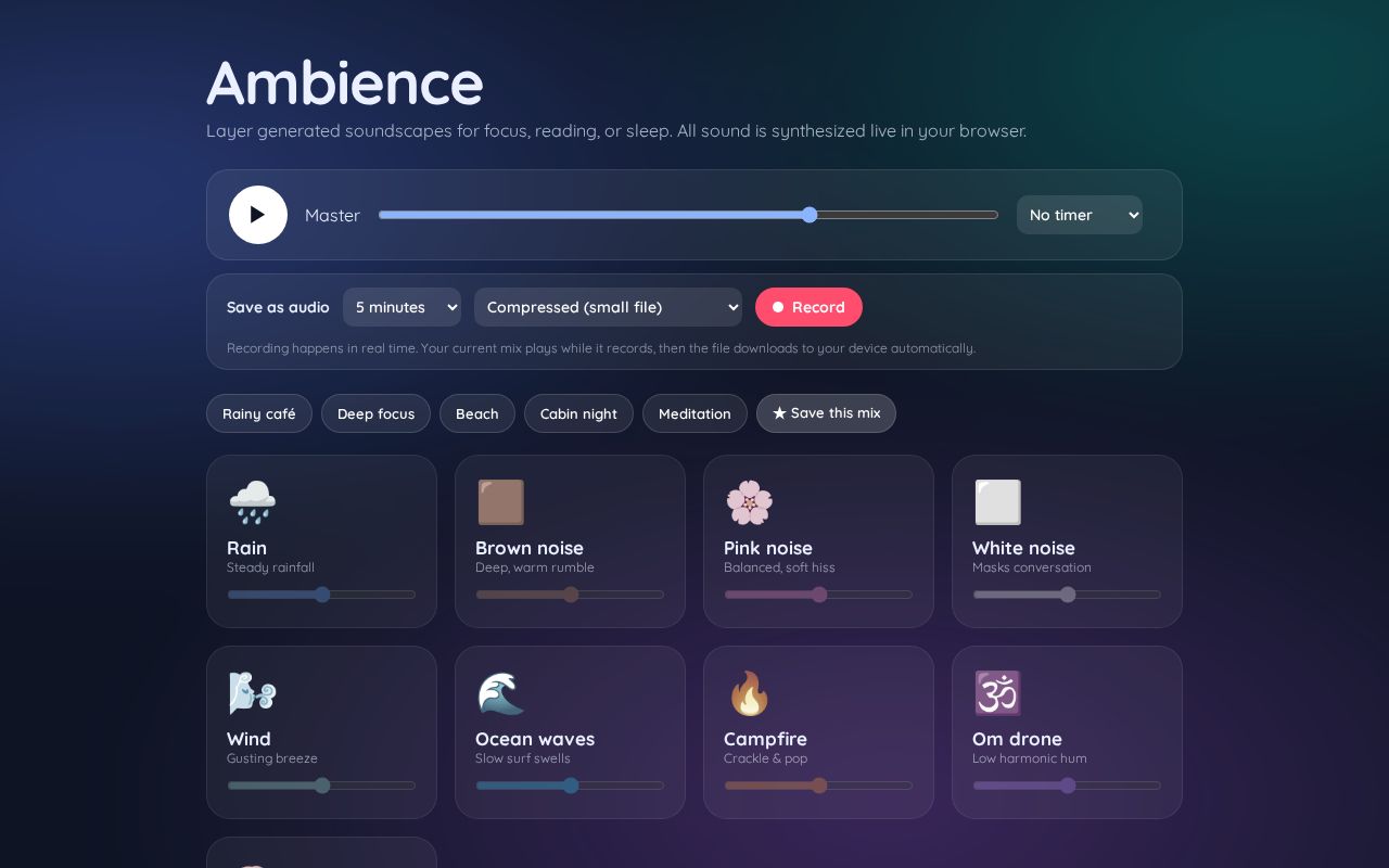 Preview of Ambience The Right Way