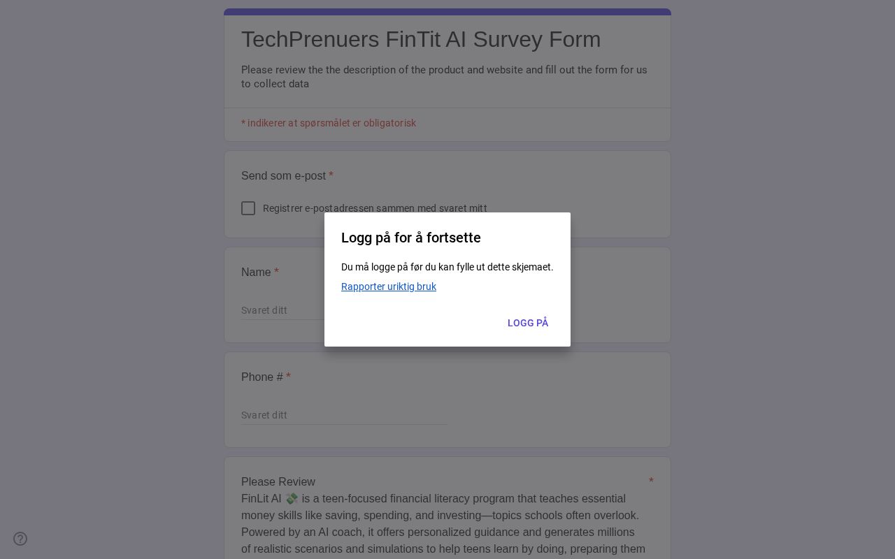 Preview of Finlit AI