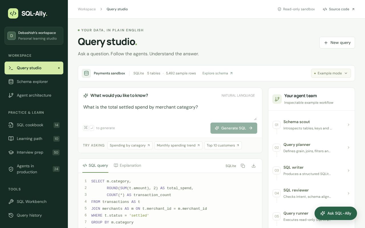 Preview of Sql Ai Agents In Production