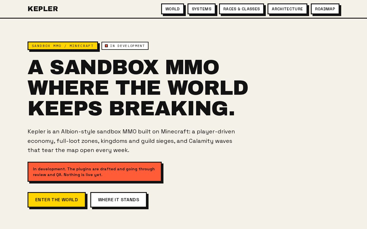 Preview of Kepler Site