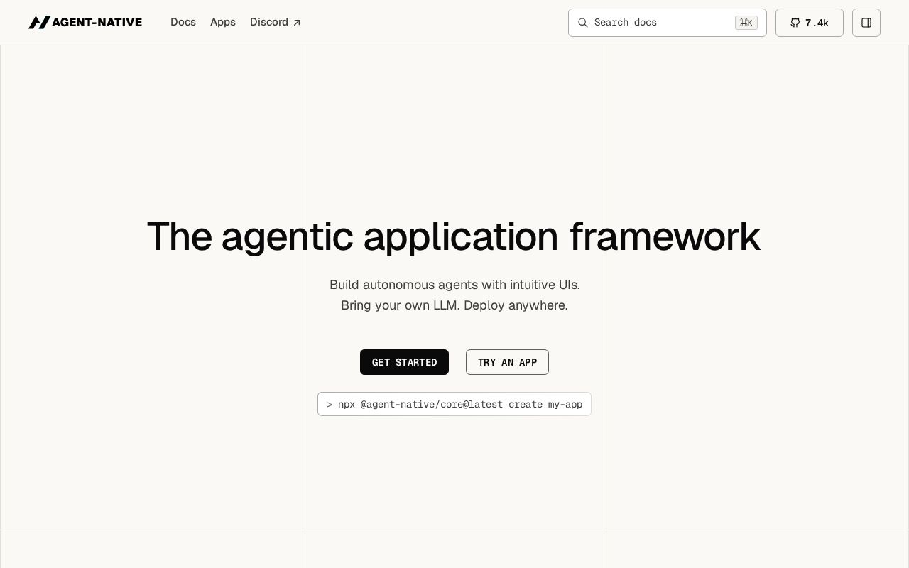 Preview of Agent-Native