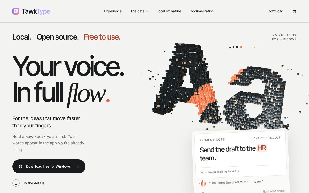 Preview of TawkType