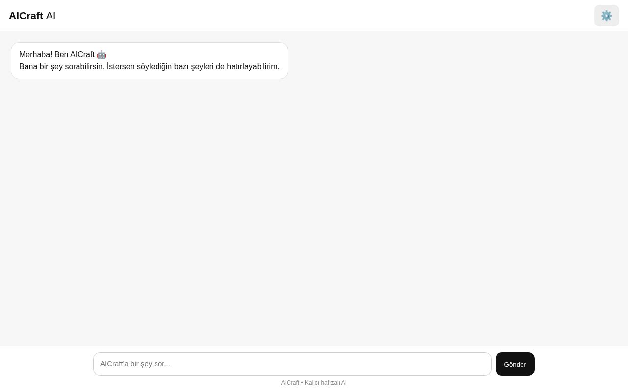 Preview of AICraft