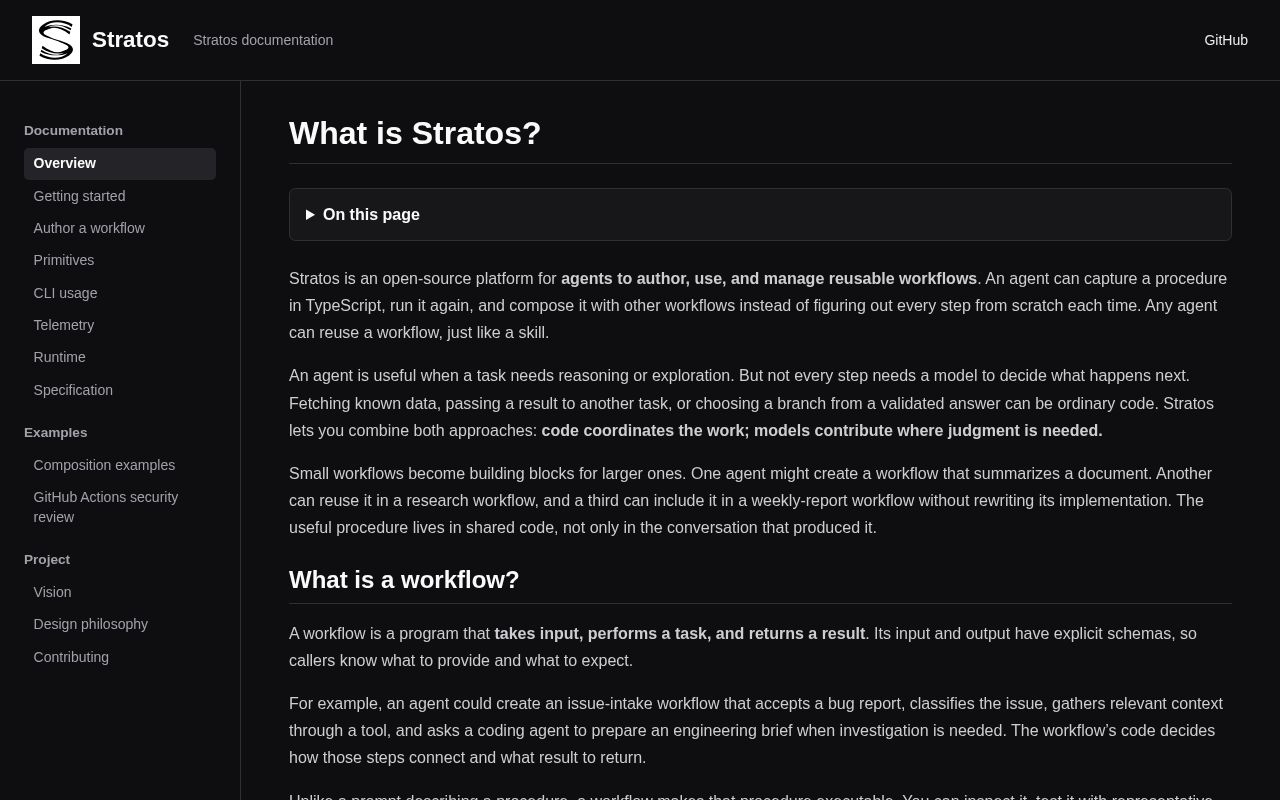 Preview of What is Stratos?