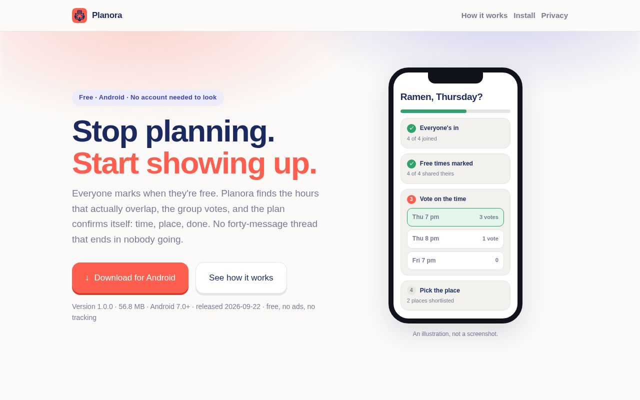 Preview of Planora