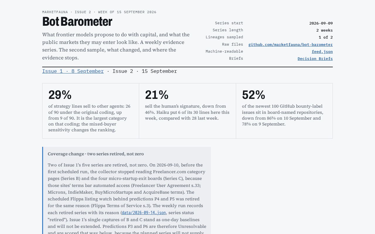 Preview of Bot Barometer