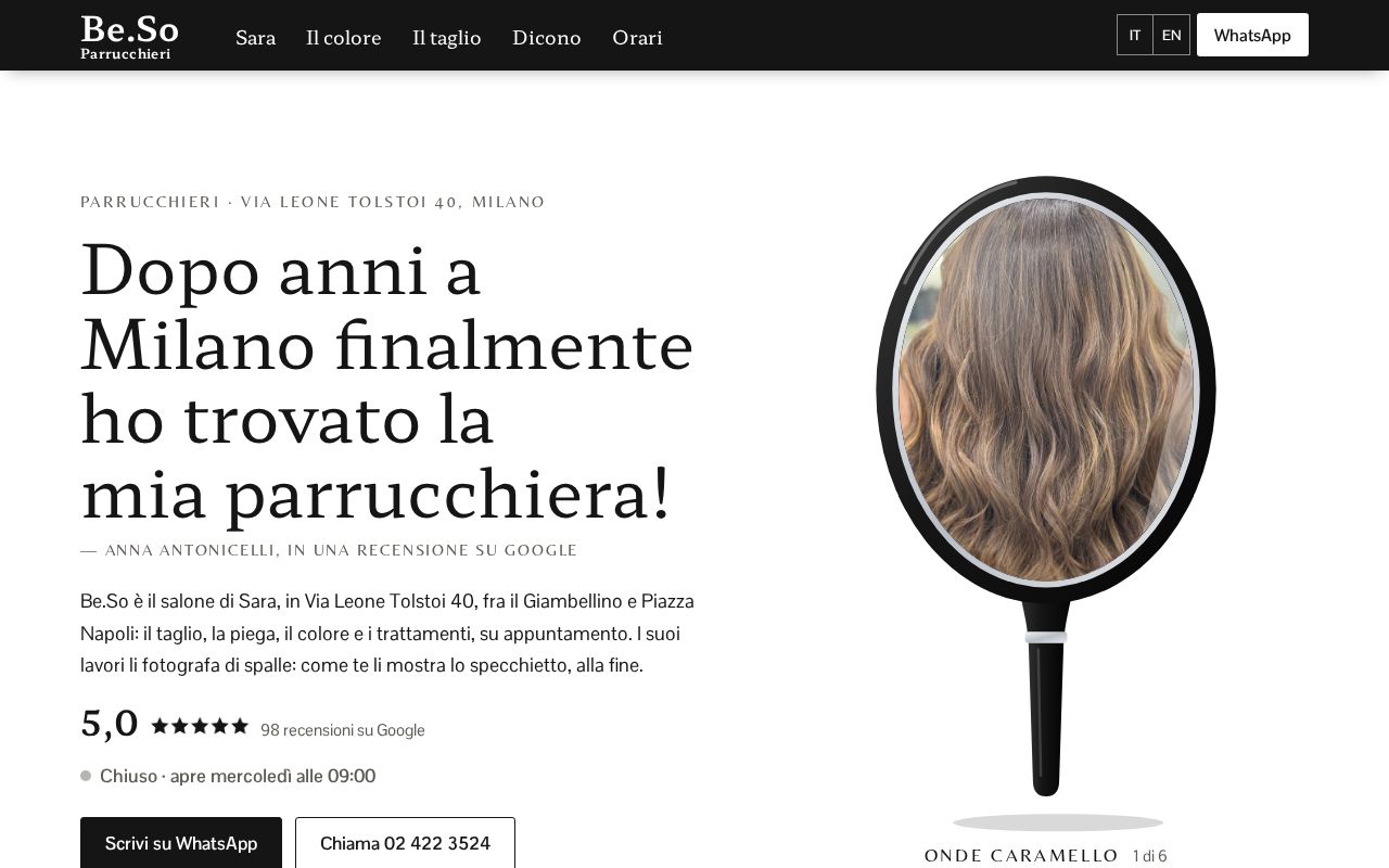 Preview of Be So Parrucchieri Tolstoi