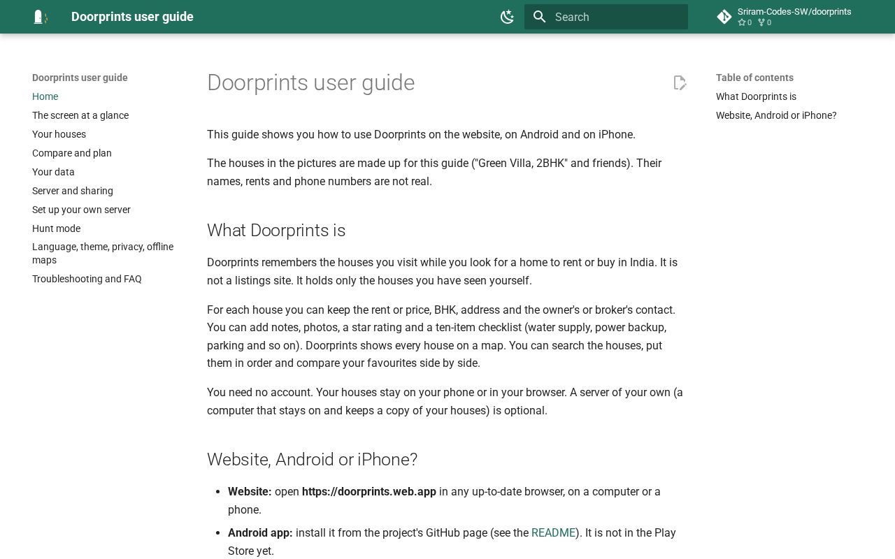 Preview of Doorprints