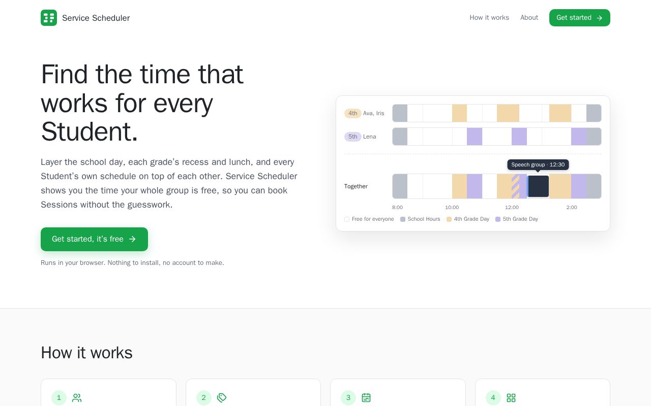 Preview of Scheduler