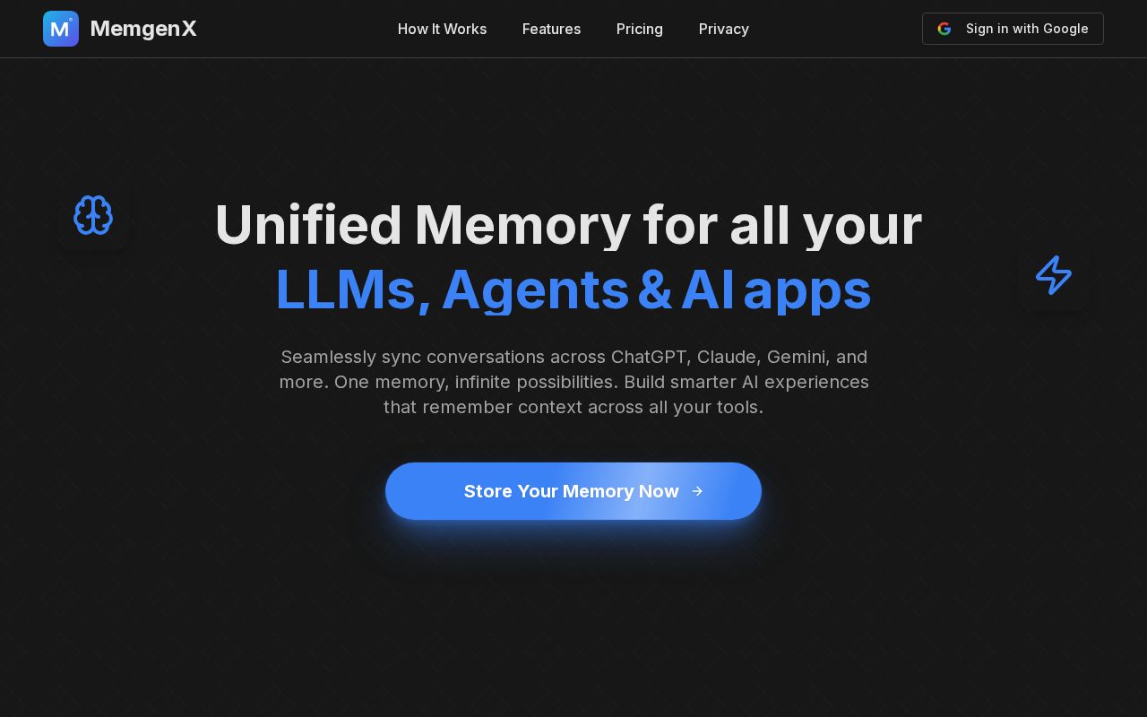 Preview of MemgenX