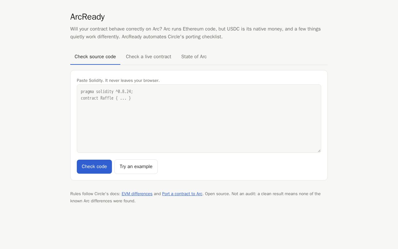 Preview of Arcready