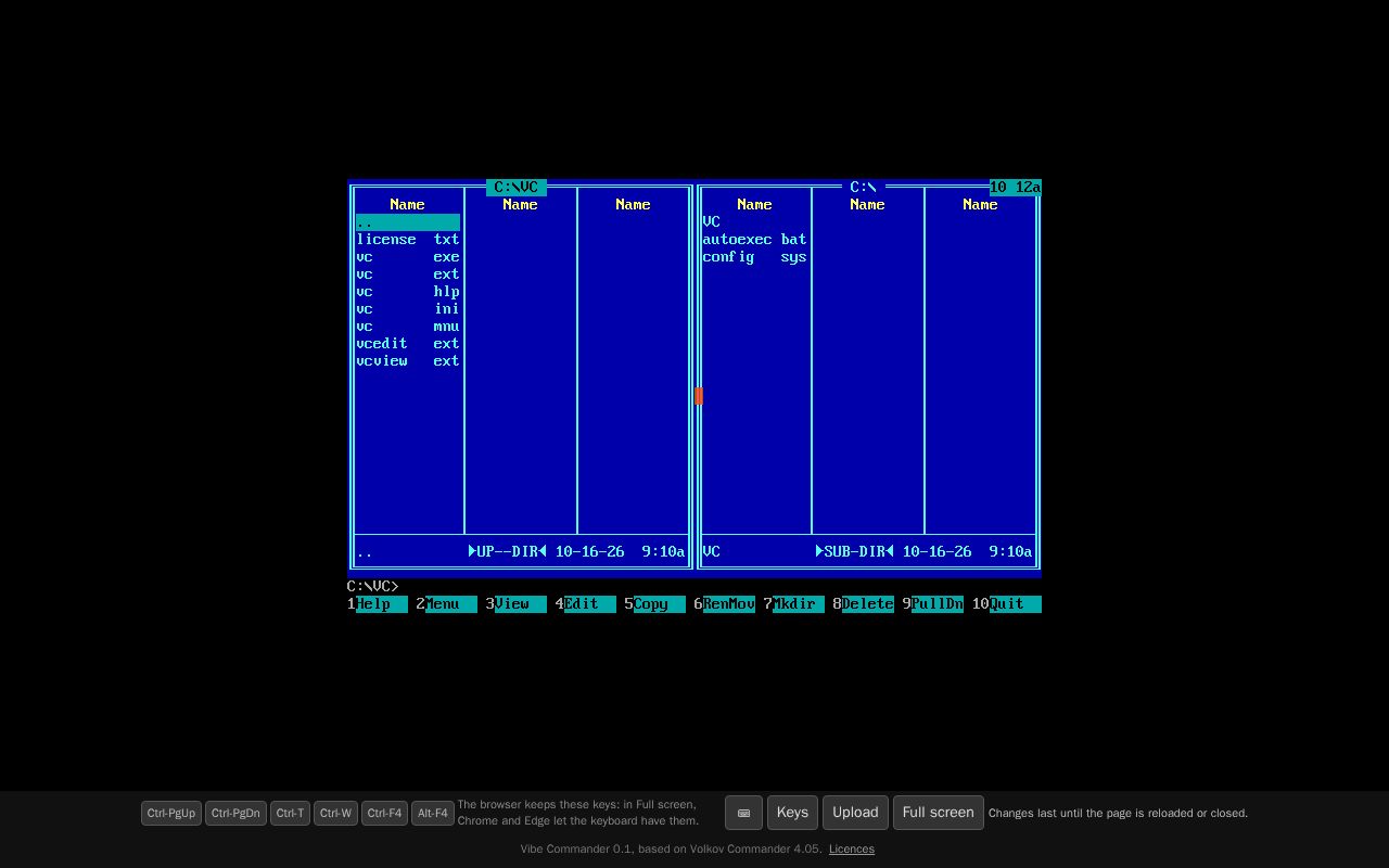 Preview of Vibe Commander