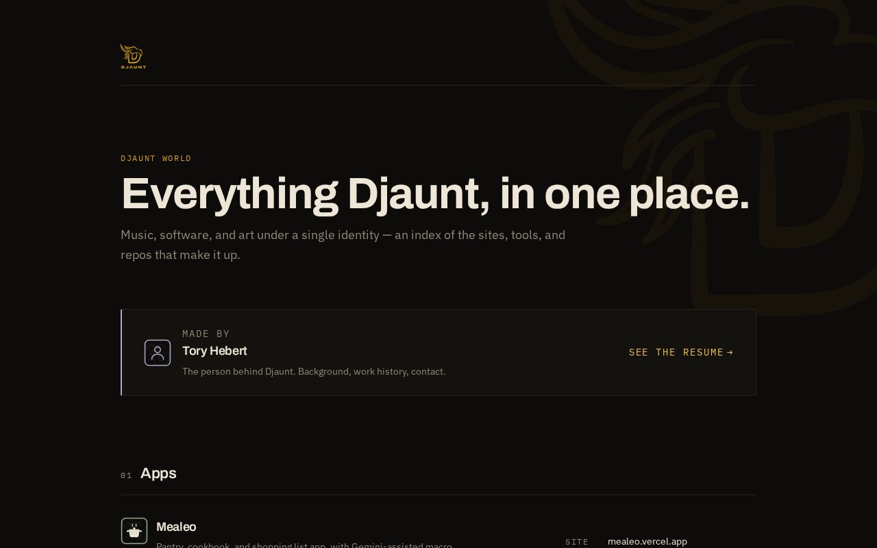 Preview of Djaunt World Index