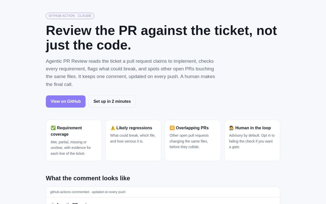 Preview of Agentic Pr Review