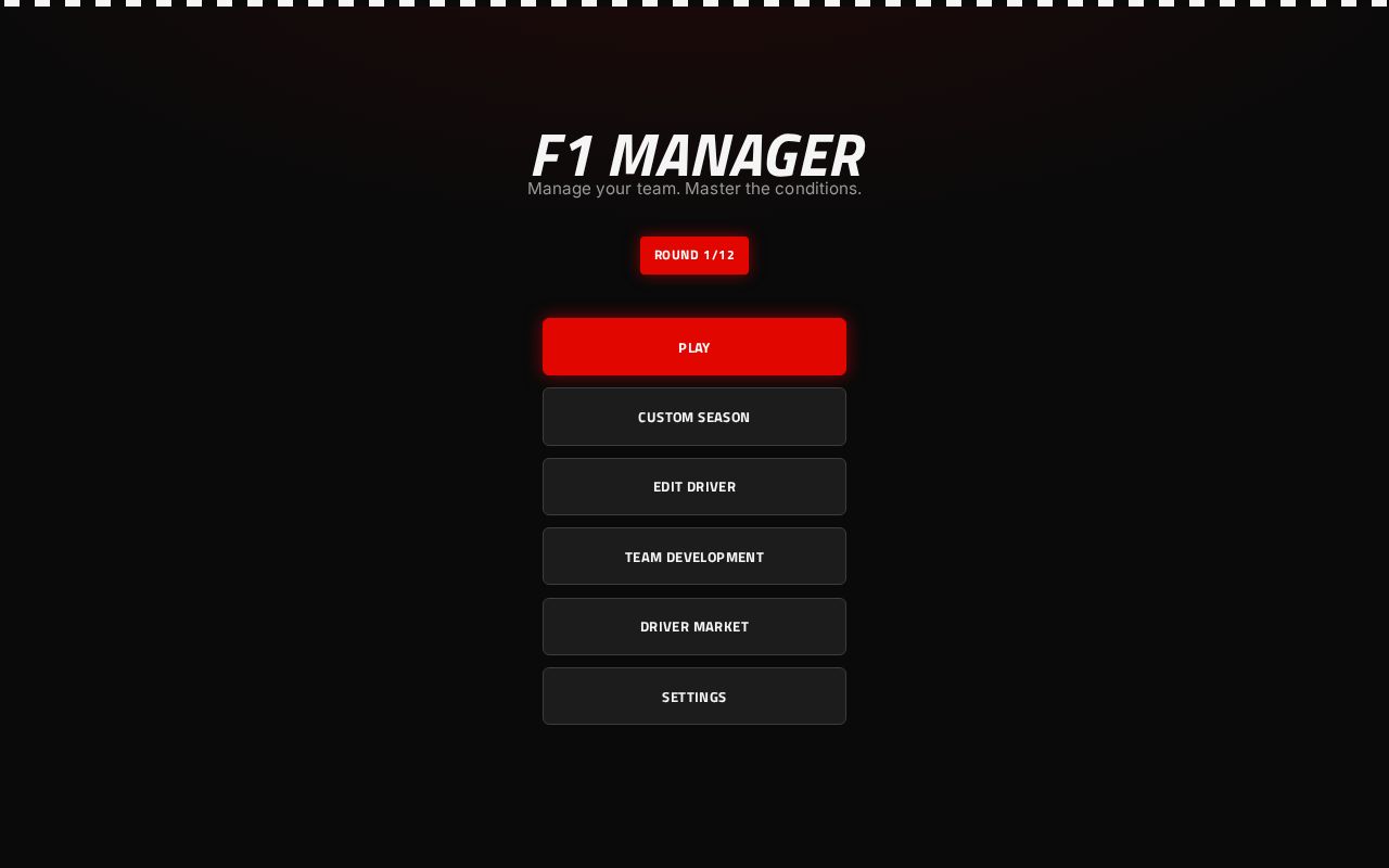 Preview of F1 Manager