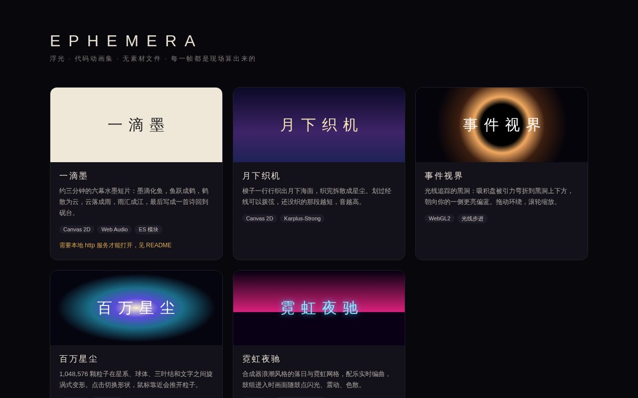 Preview of Ephemera