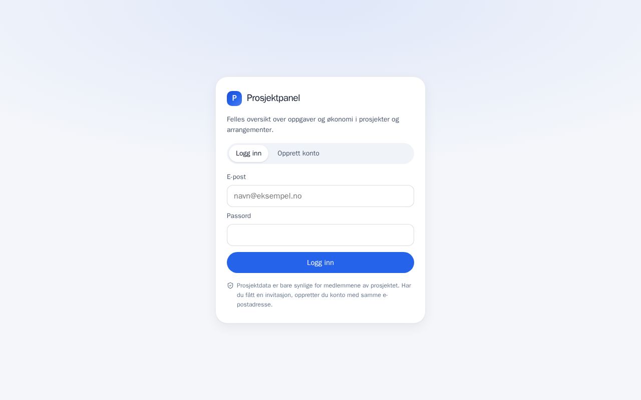 Preview of APP Dashboard